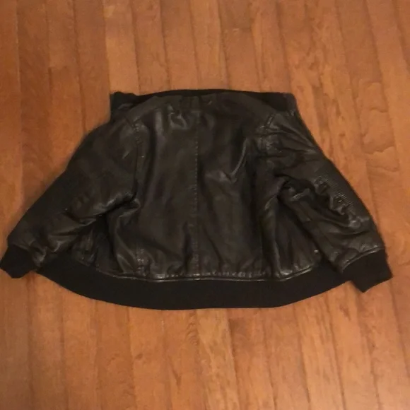 Boys leather Zara jacket - Picture 3 of 3